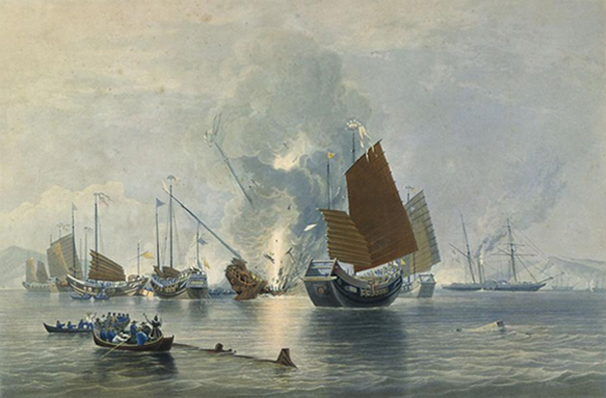 picture of opium war