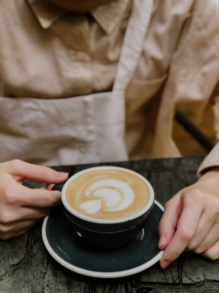 Cafe latte art