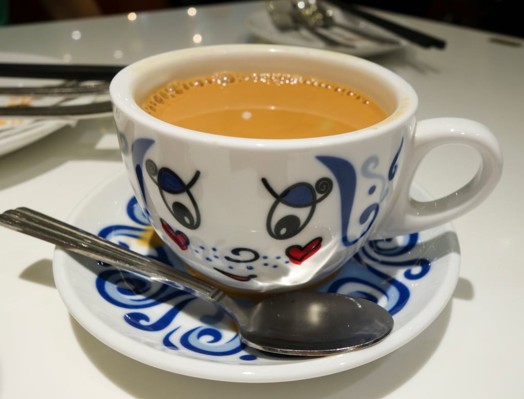 A Tsui Wah drink in one of the restaurant’s signature cups. Photo: Juli Min