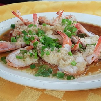 新金湖海鮮酒家 - Garlic steamed shrimp - Seafood Near Me - Hong Kong, HK